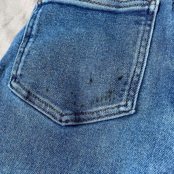 Madewell The Perfect Vintage Wide Leg Denim Jean Womens 25 Blue Please Read - Picture 7 of 10